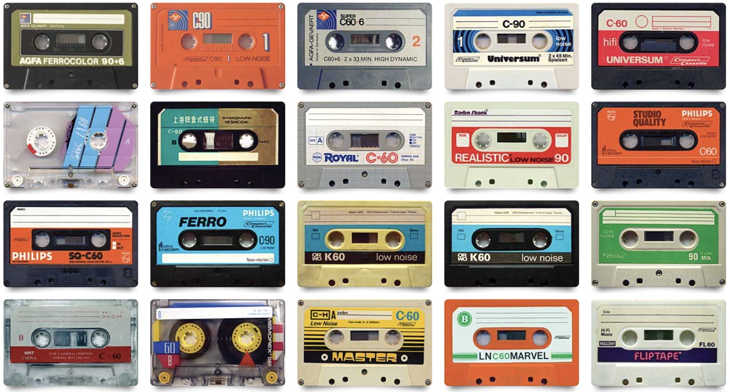 Take a Nostalgic Dive Through a Visual Cassette Tape Archive