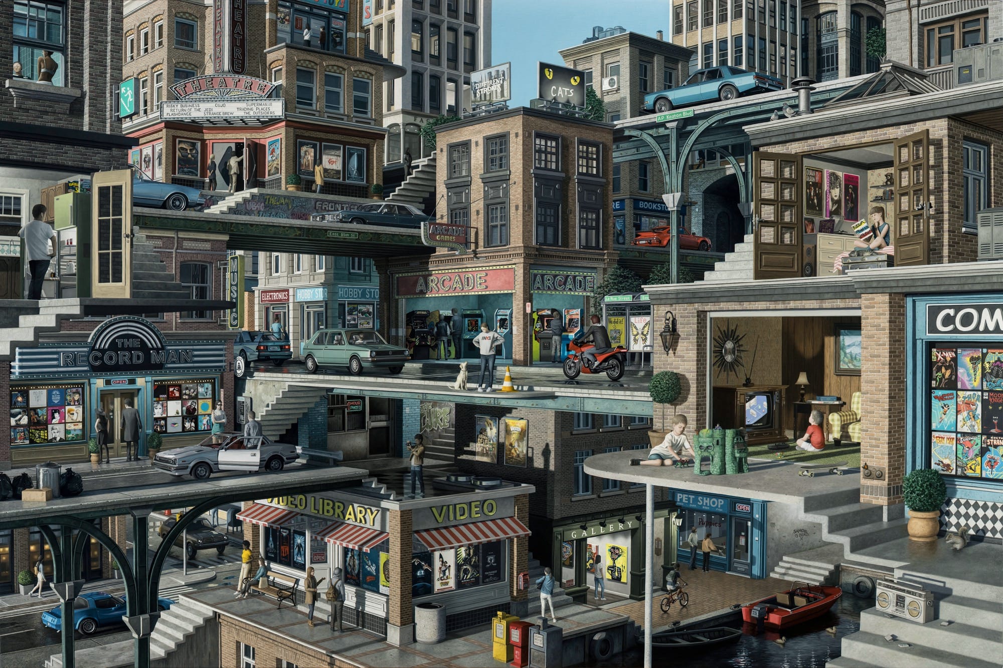 Step Into Beguiling Bygone Eras in Jeff Bartels’s ‘Urban Glitch’ Series