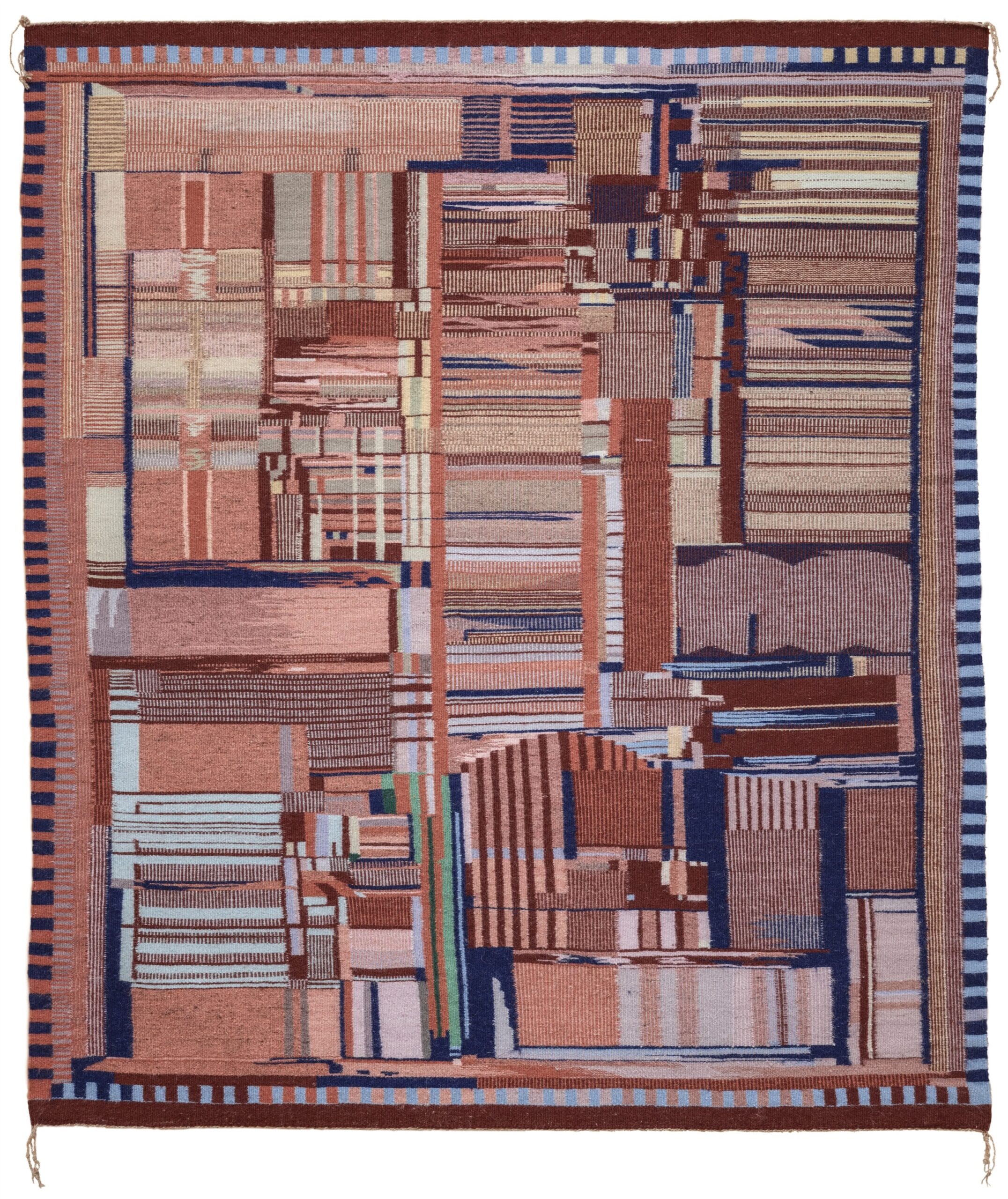 Marilou Schultz Weaves Computer Processor Patterns in Traditional Navajo Tapestries